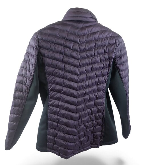 EUC 32 Degrees Women's Plum/ Eggplant and Black Puffer Jacket - Picture 6 of 6